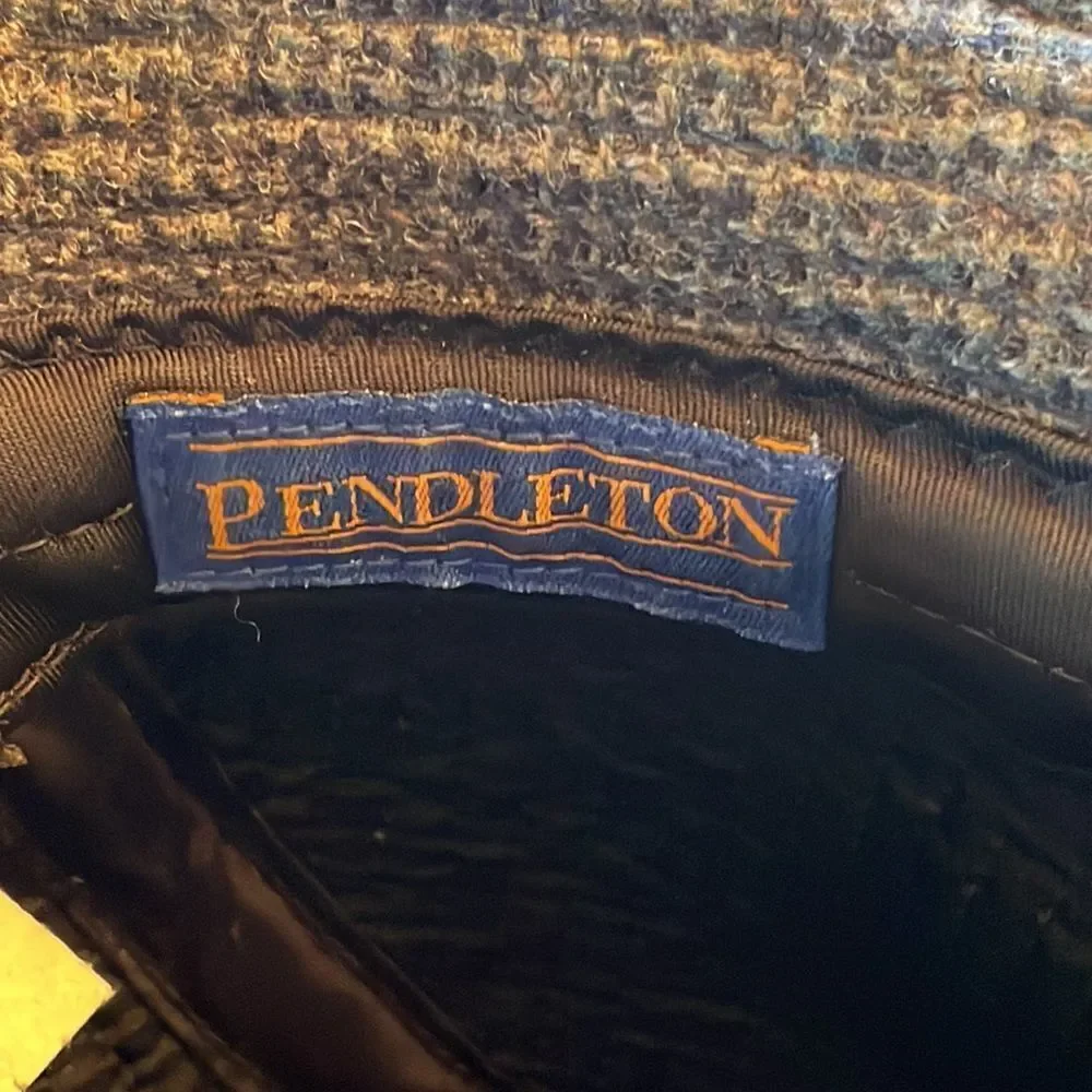 Vintage Pendleton Tweed Fedora Hat - L